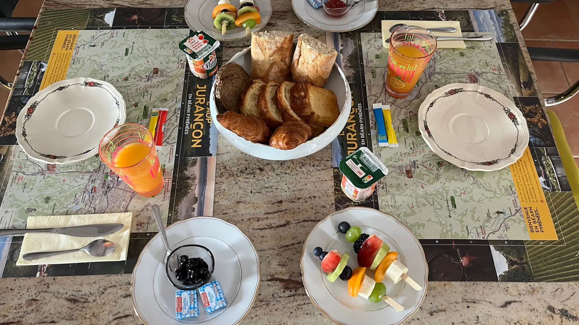 Domaine Cherps - p'tit déj