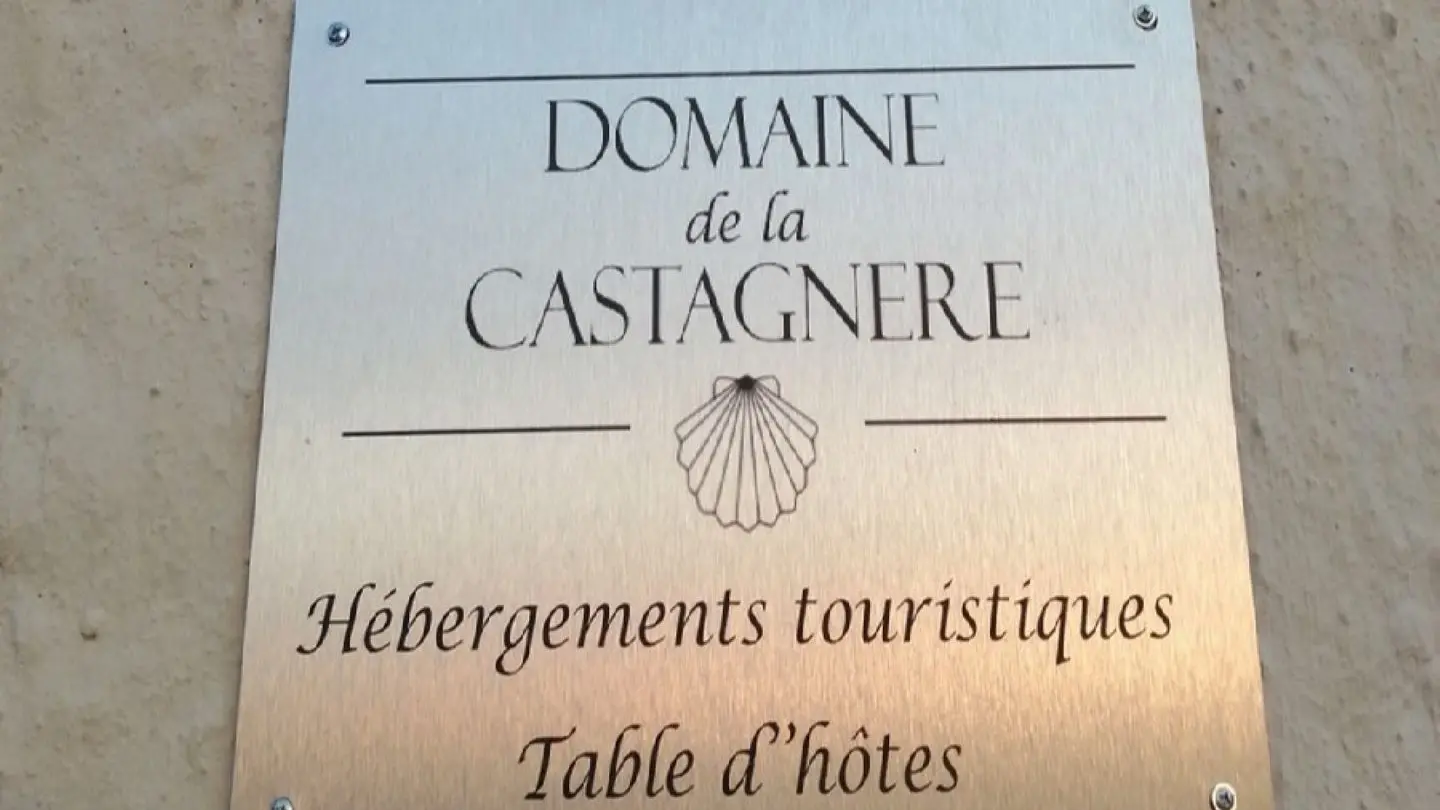 Domaine de la Castagnère - Plaque