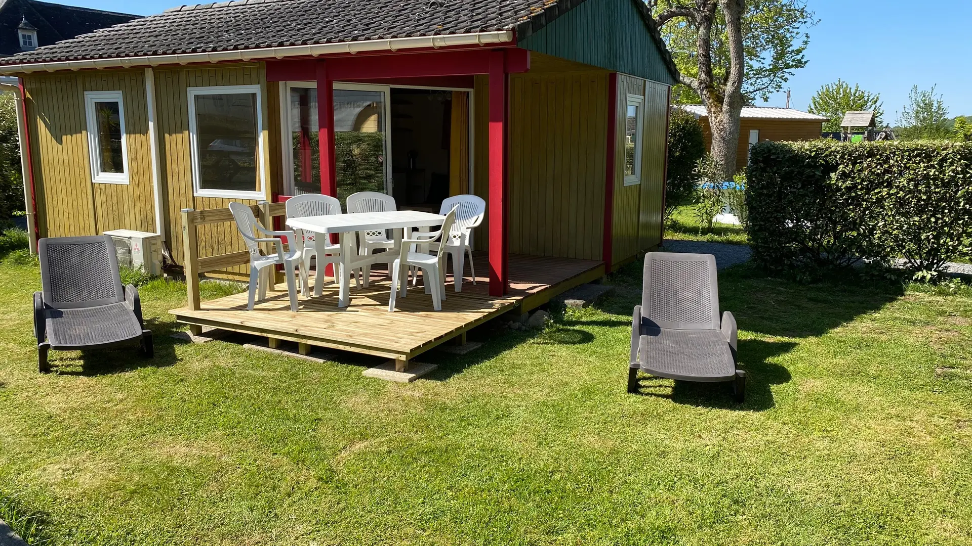 Camping Le val du gave d'Aspe - Chalet  5-6 PREMIUM