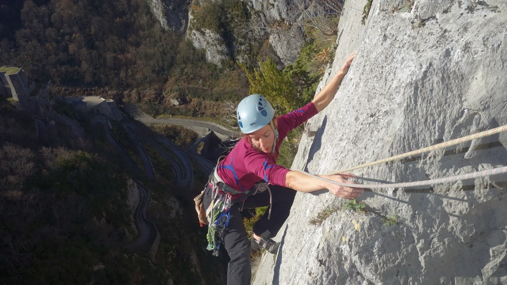 Escalade - Falaise de la Mâture à Urdos