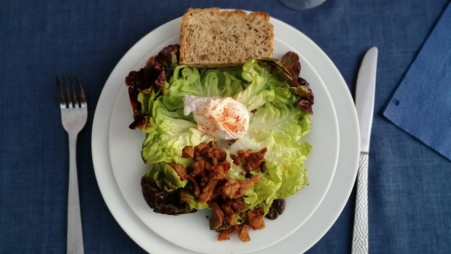 Entrée Oeuf mimolet