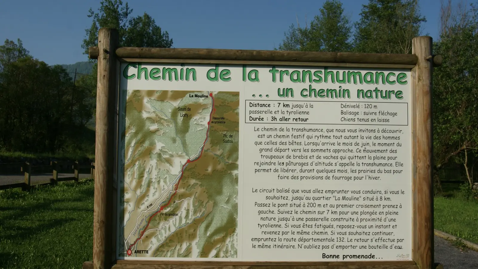 Espace détente Le vert à l'oeil - Chemin de la Transhumance