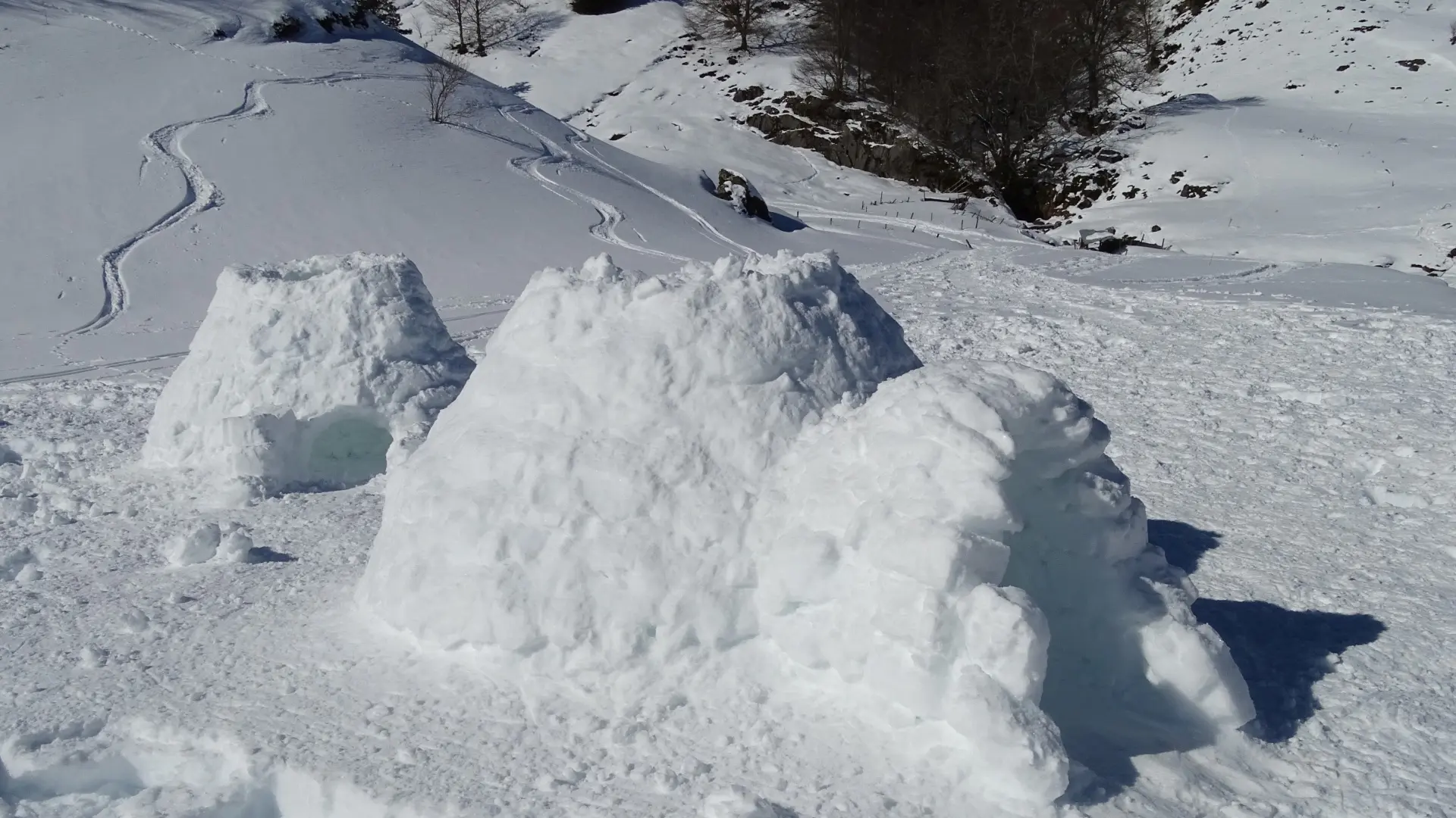 Construction d'igloo