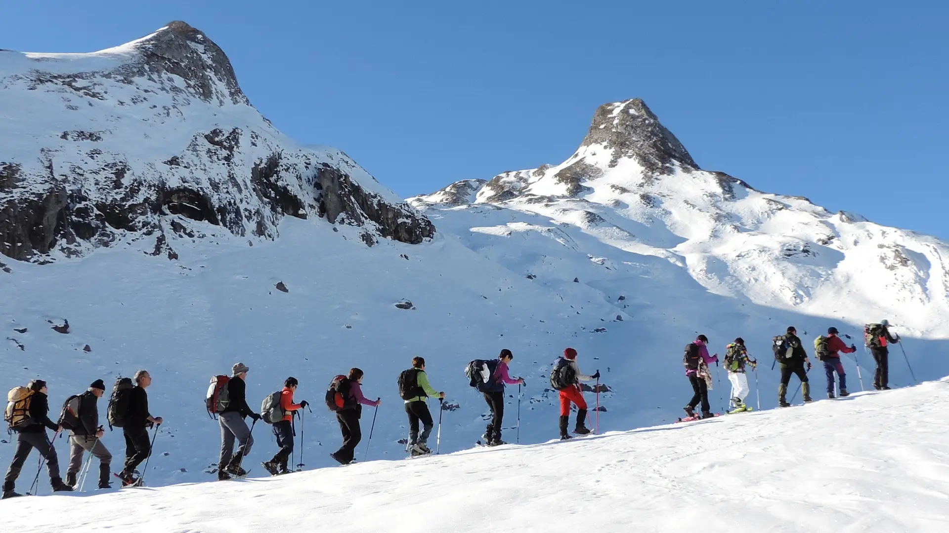 Sortie groupe raquettes à neige