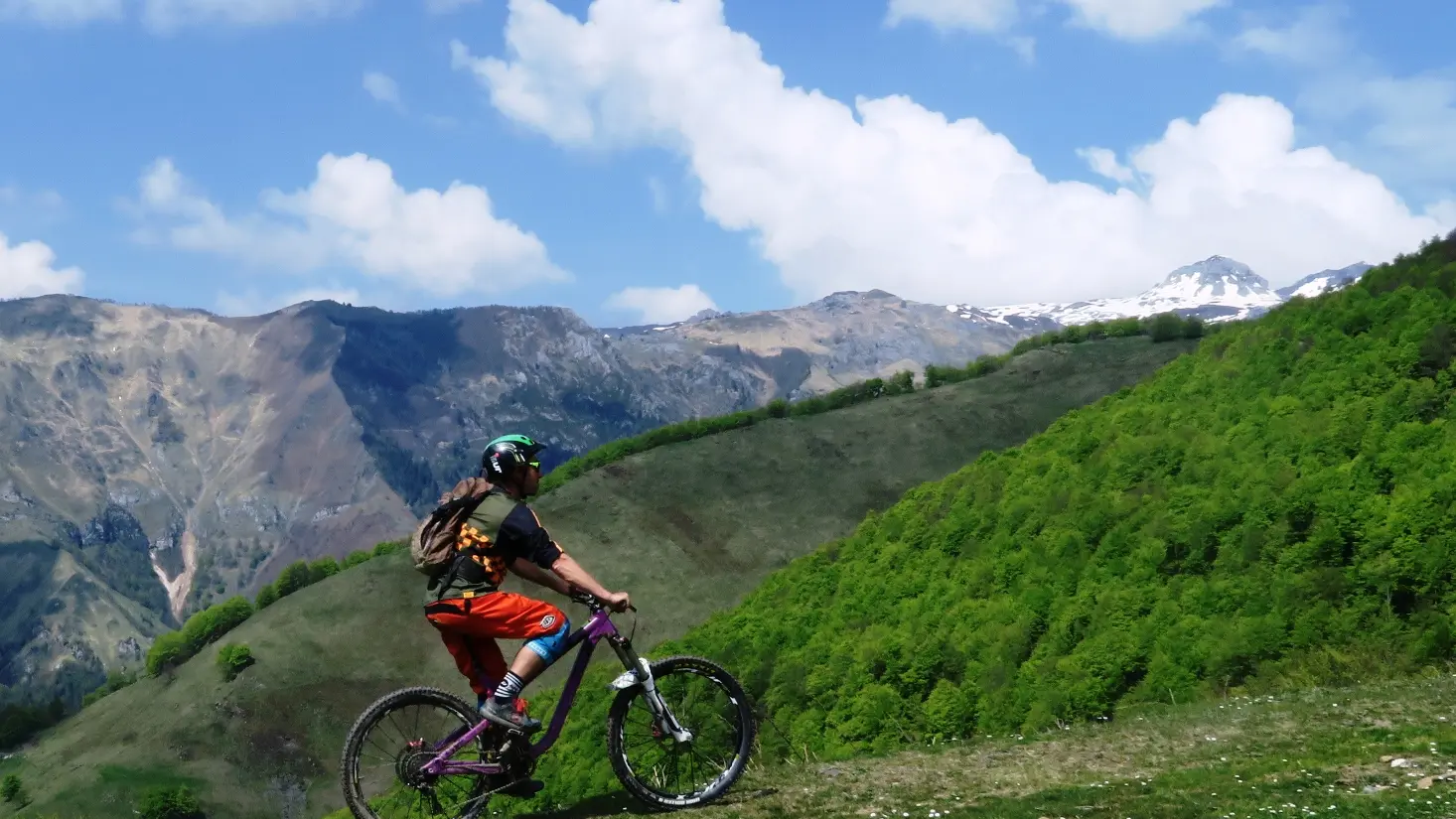 Final de la piste avant de se lancer dans la descente