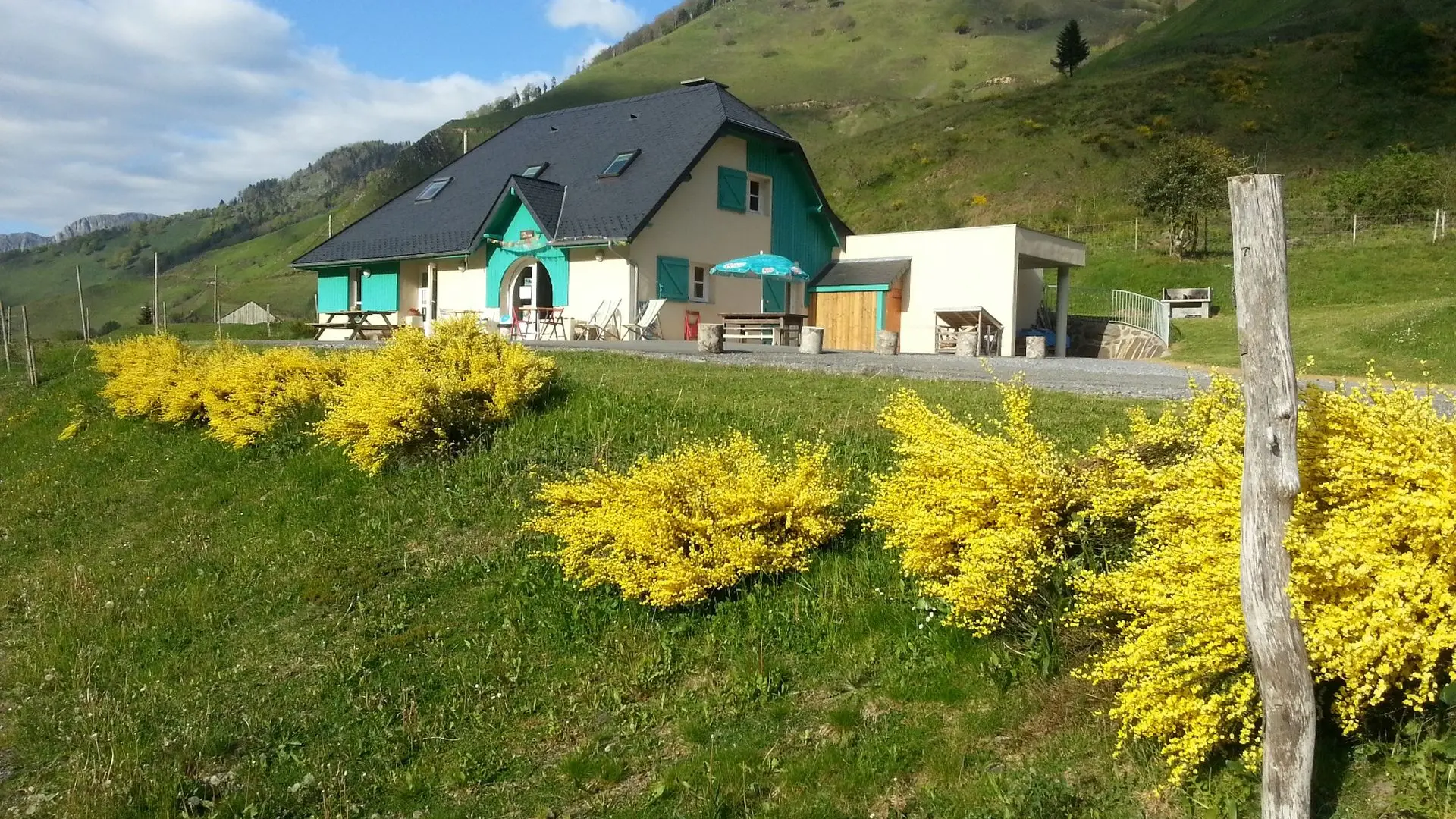 Gîte de Lhers aux beaux jours