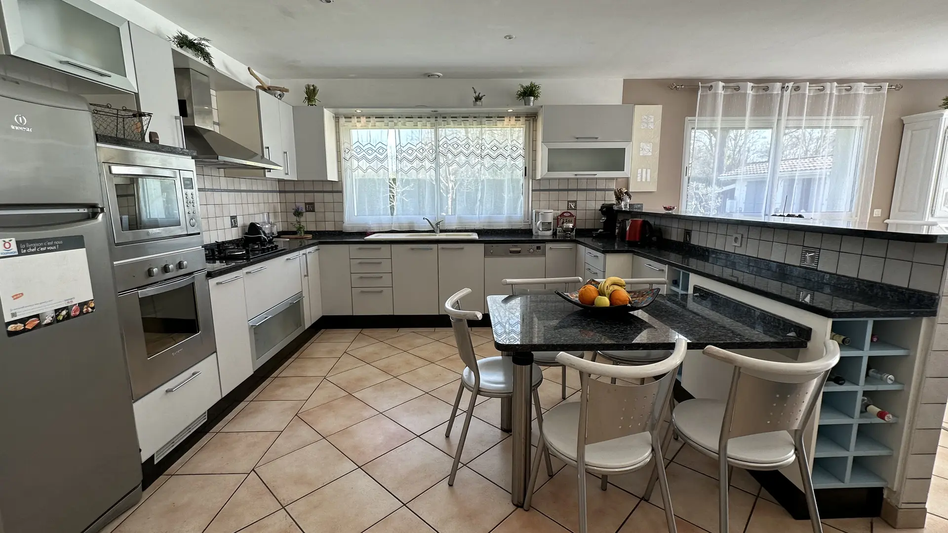 Cuisine du gîte Villa dunisia à Léon avec Gites de France Landes