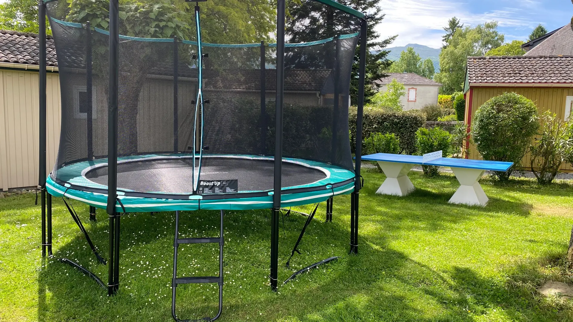 Trampoline et ping-pong