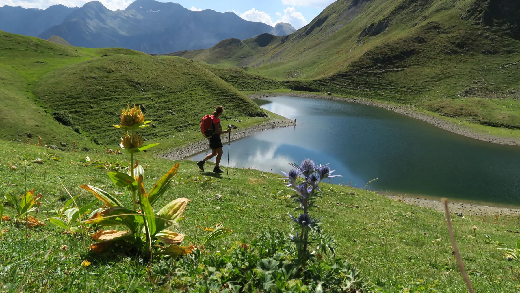 Lac du montagnon par le col d'Iseye