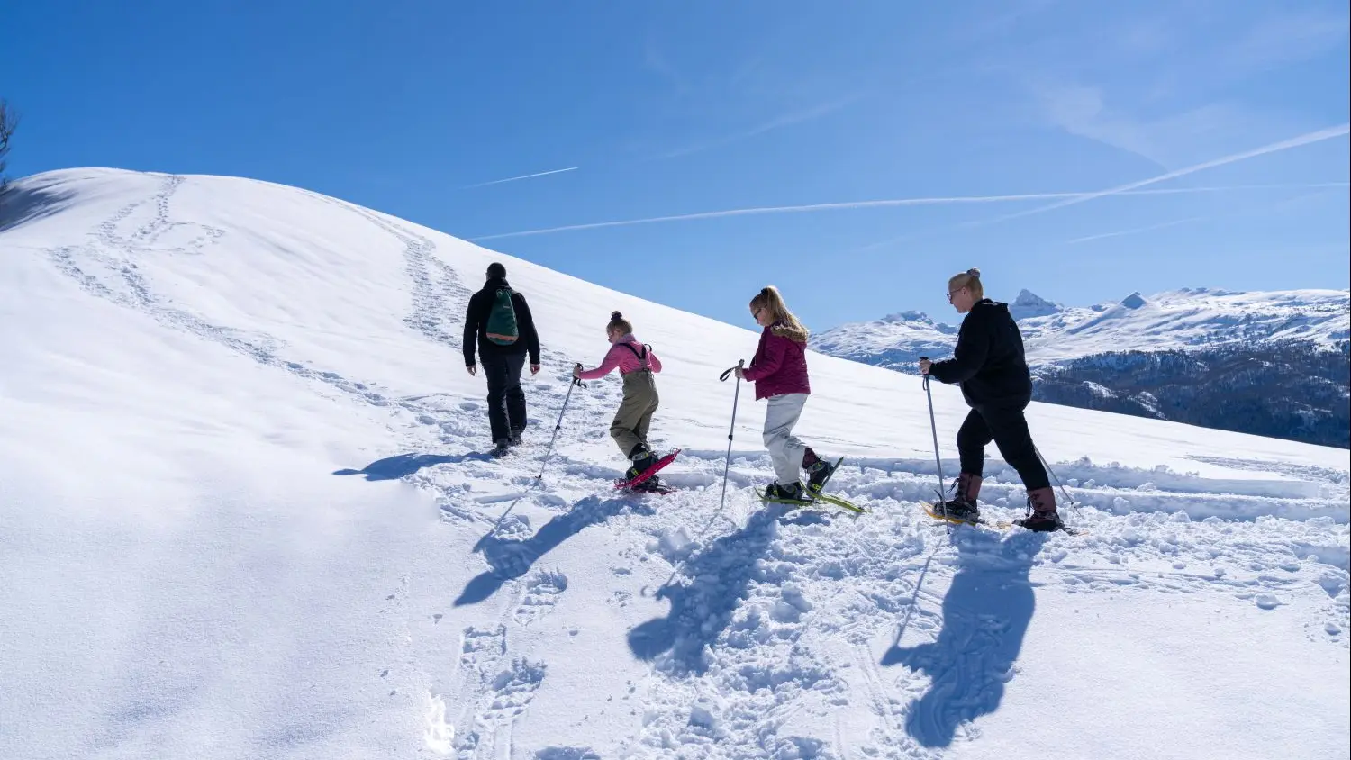 Balade raquettes en famille à Issarbe