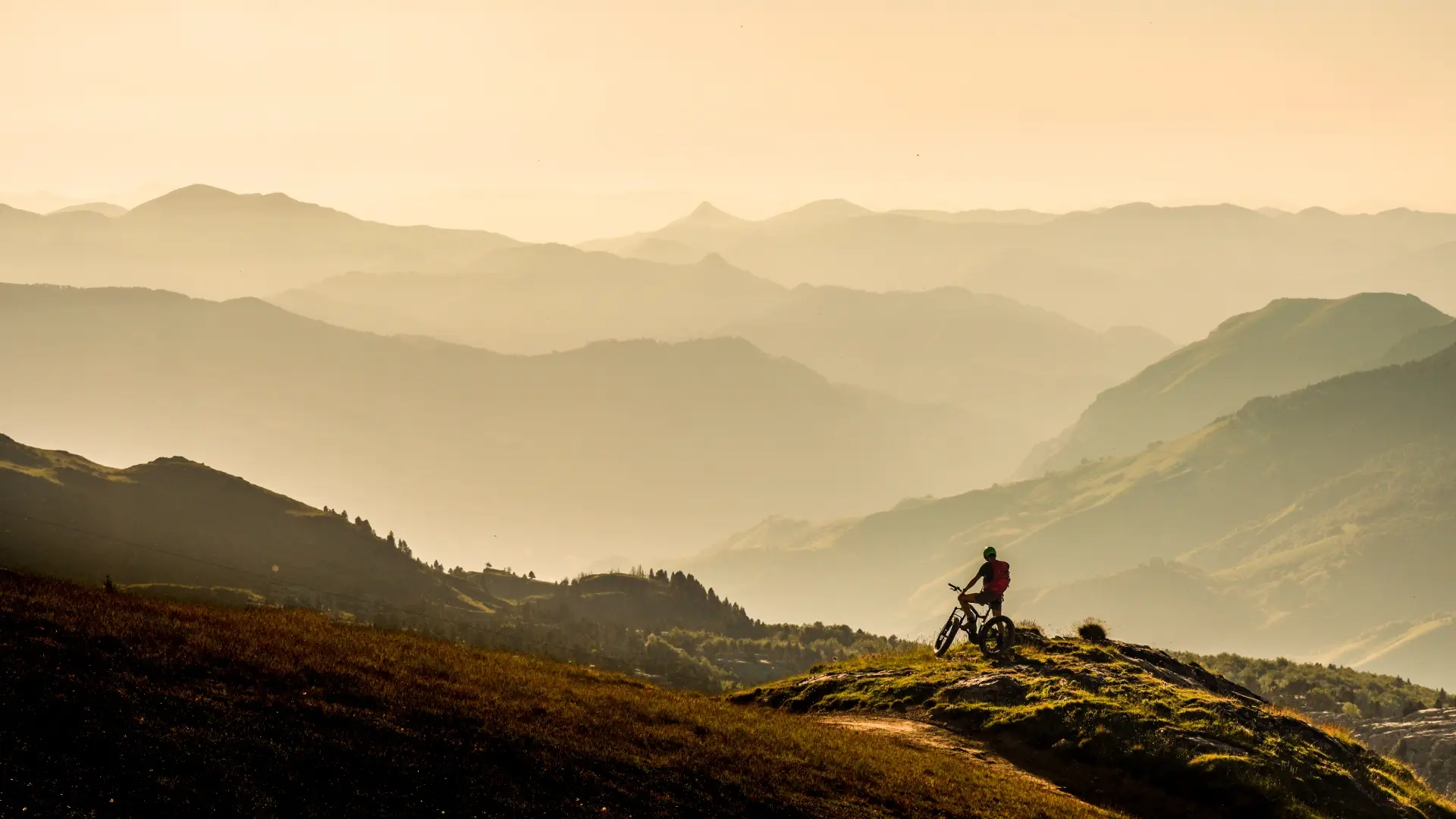 VTT avec vue à La Pierre Saint-Martin