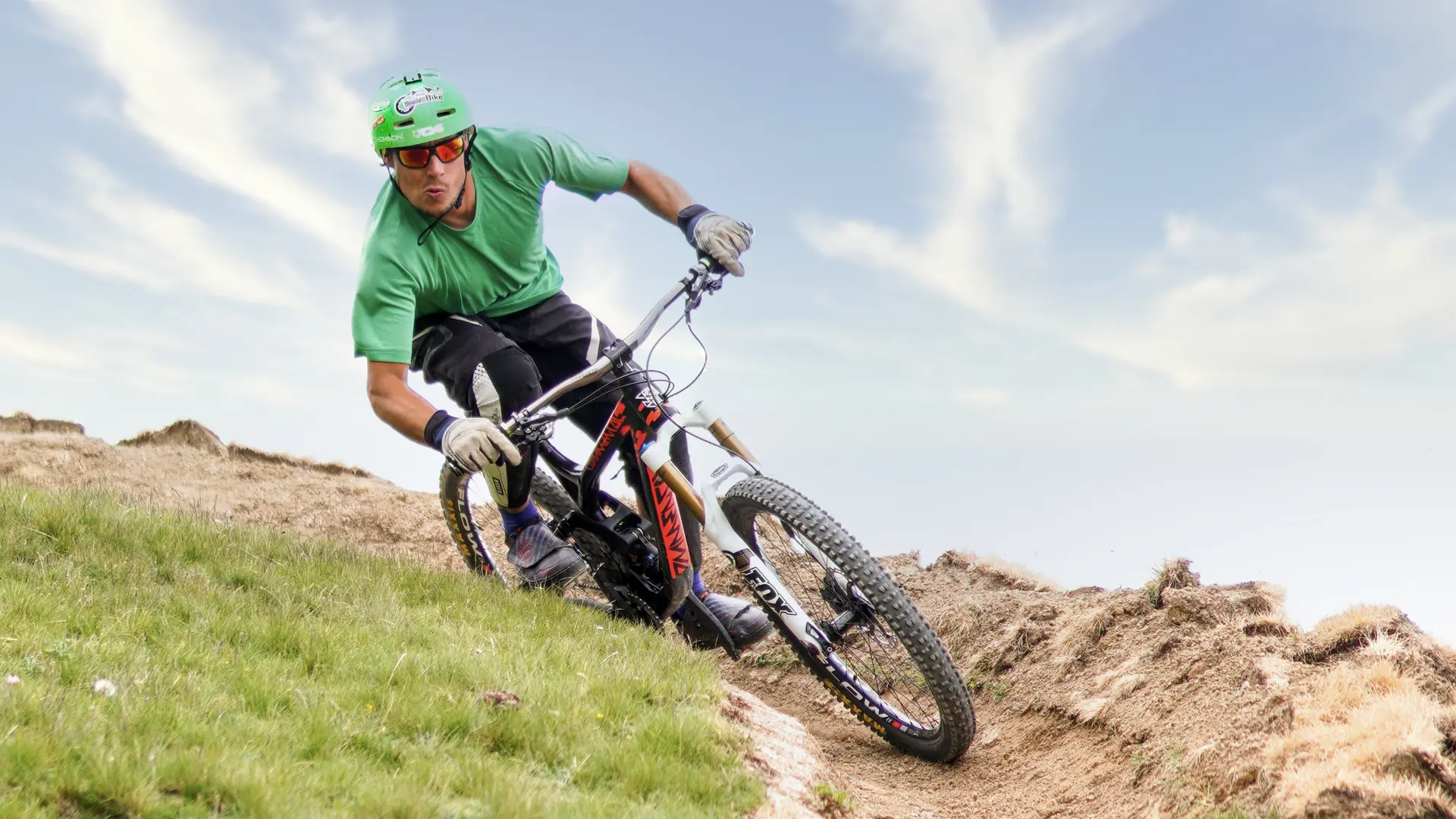 Descente en VTT sur les pistes du Bike Park de La Pierre Saint-Martin