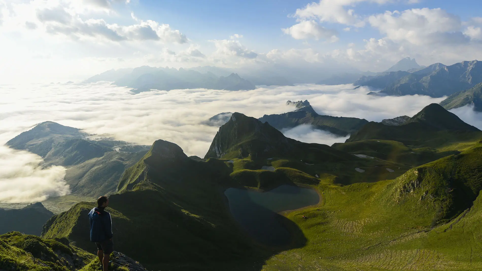 Lac du montagnon par le col d'Iseye