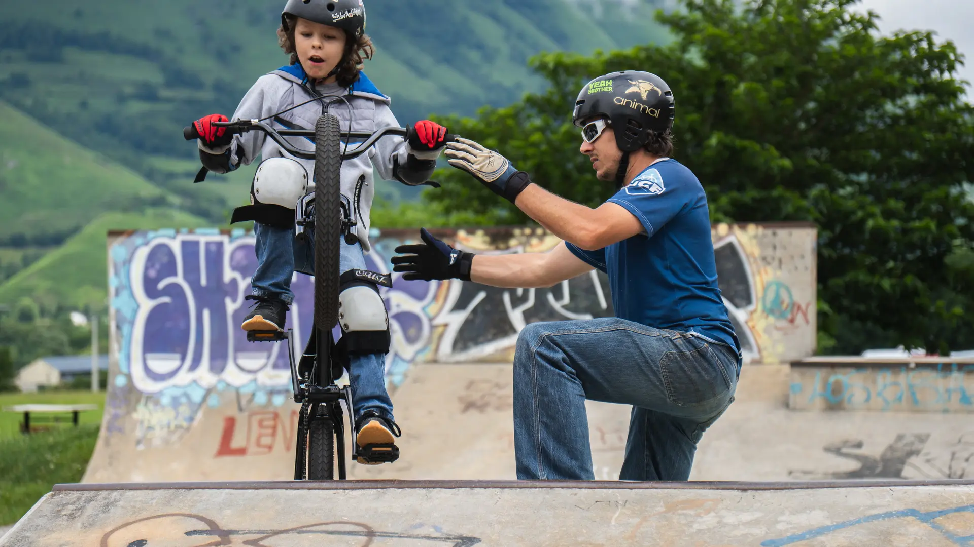 Animation BMX Freestyle au Skatepark d'Accous