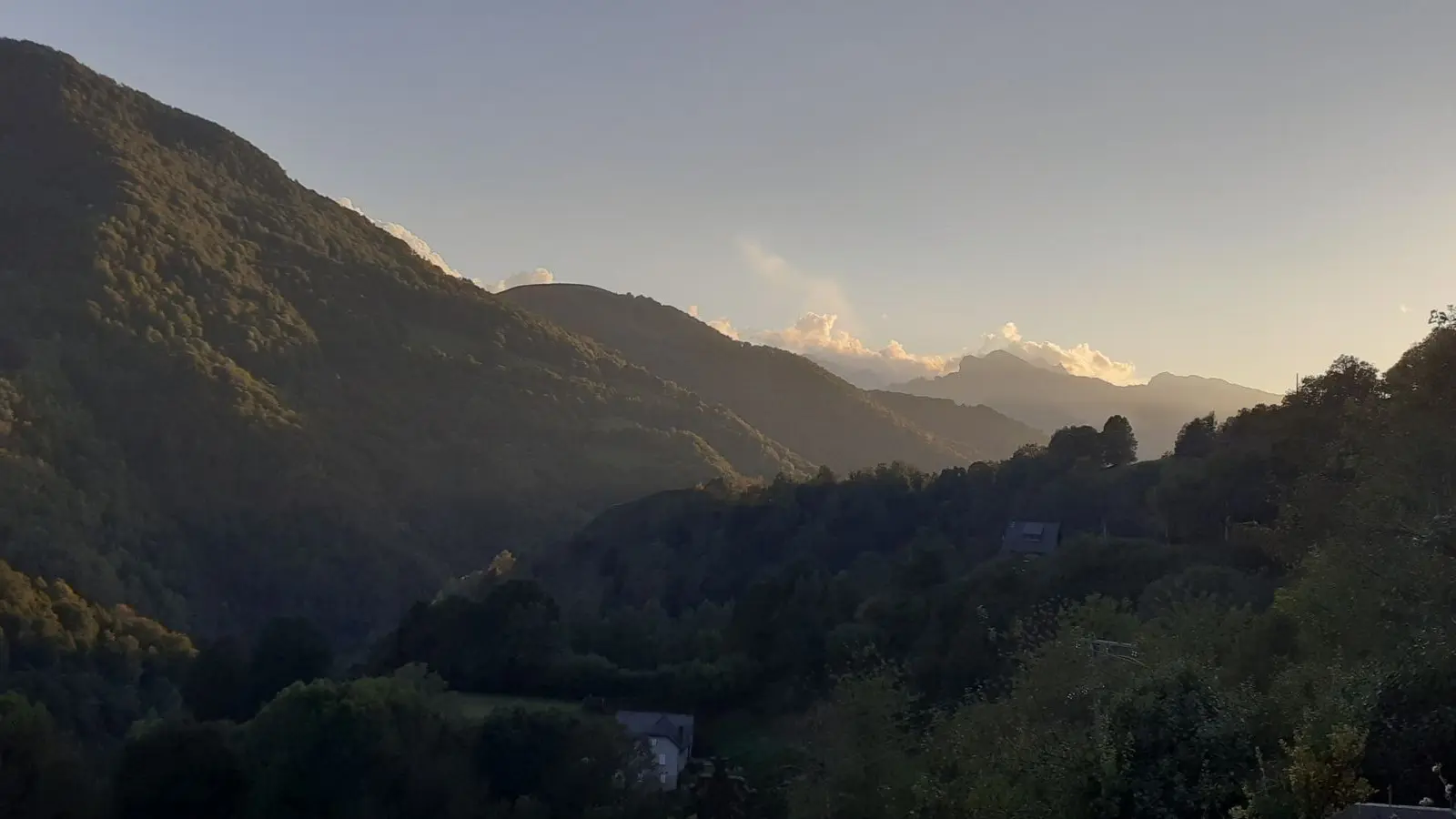 Vue de la chambre d'hôte