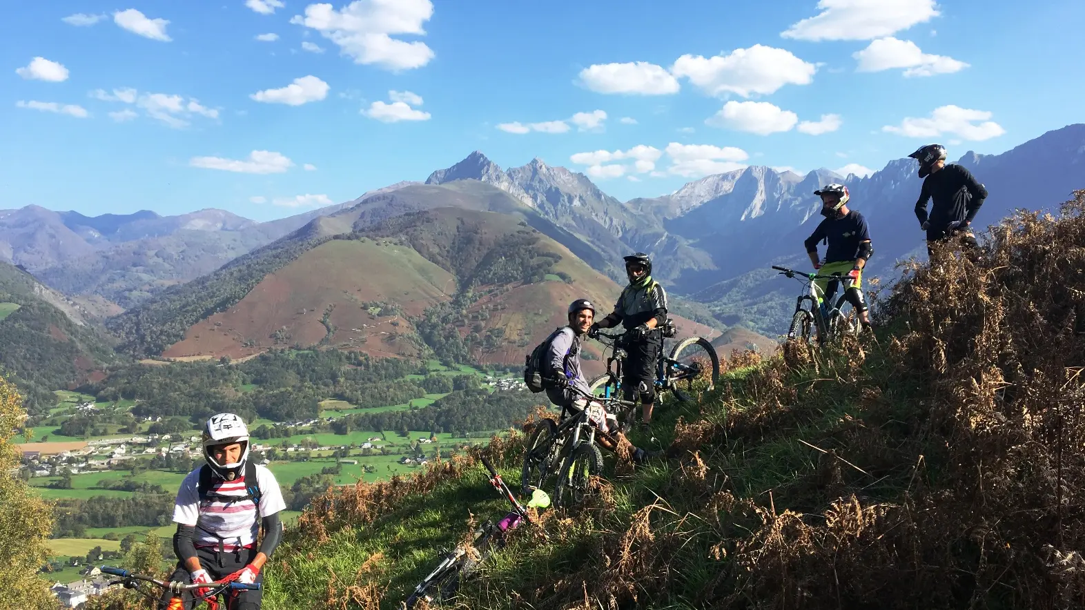 Chemin de Pirait à VTT