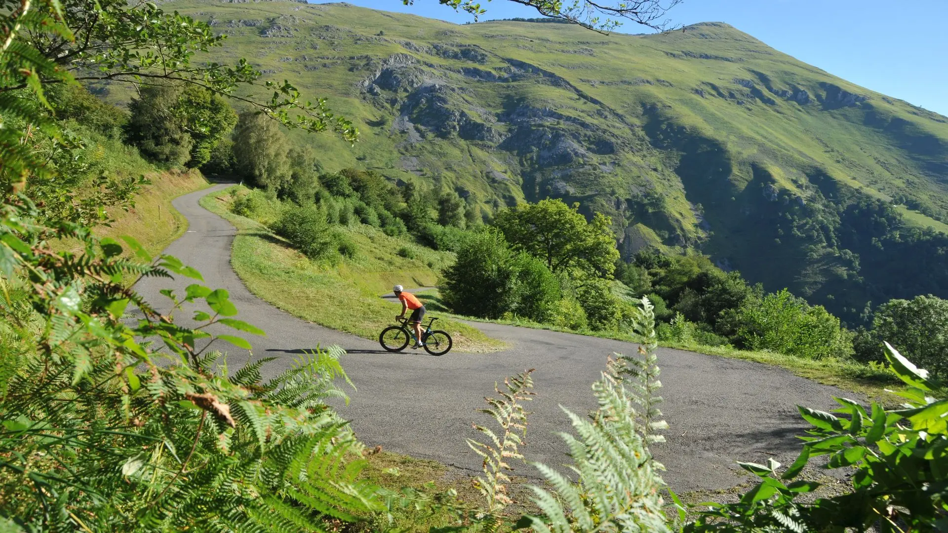 Belle route de montagne