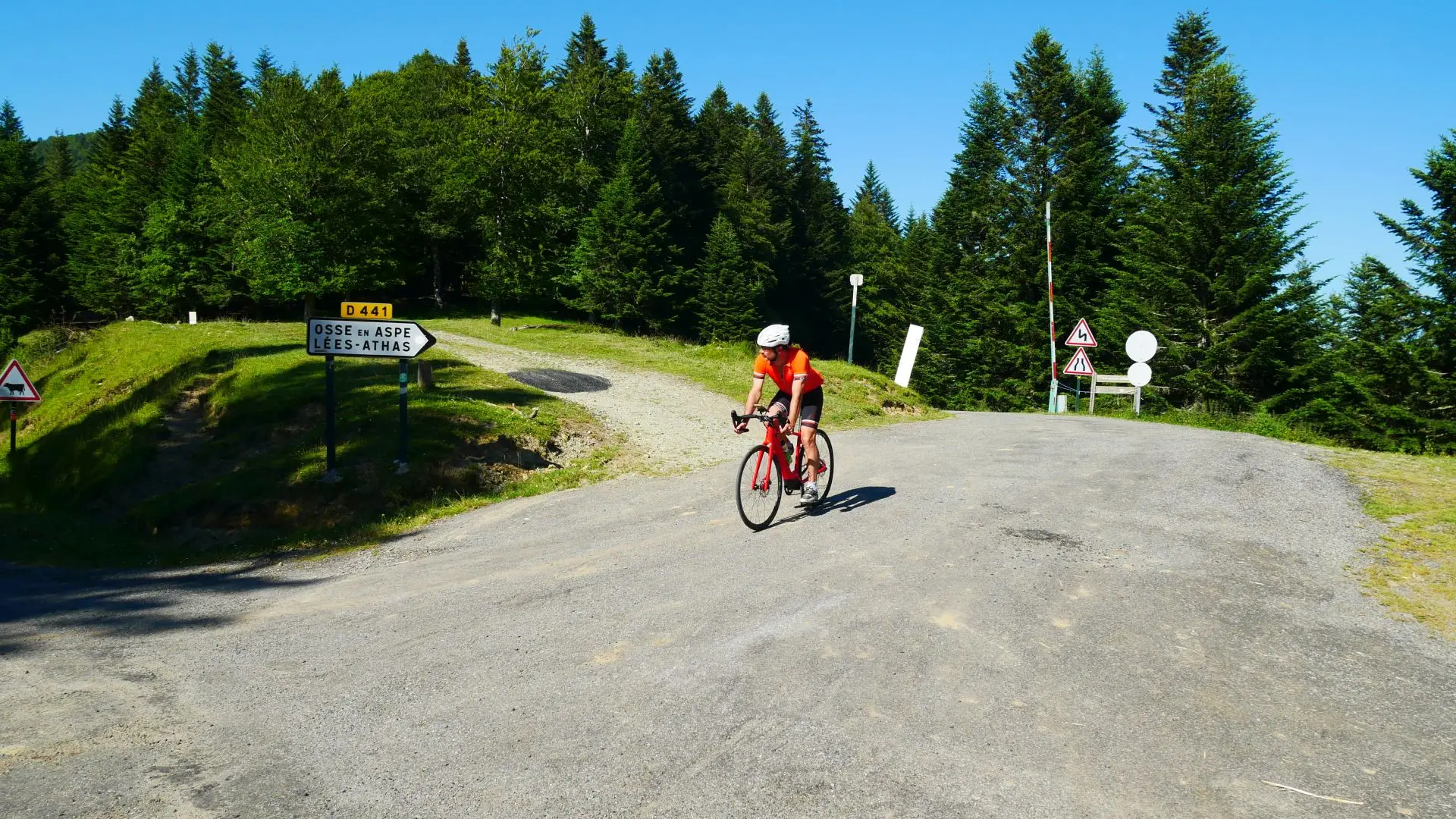 Arrivée au col de Labays