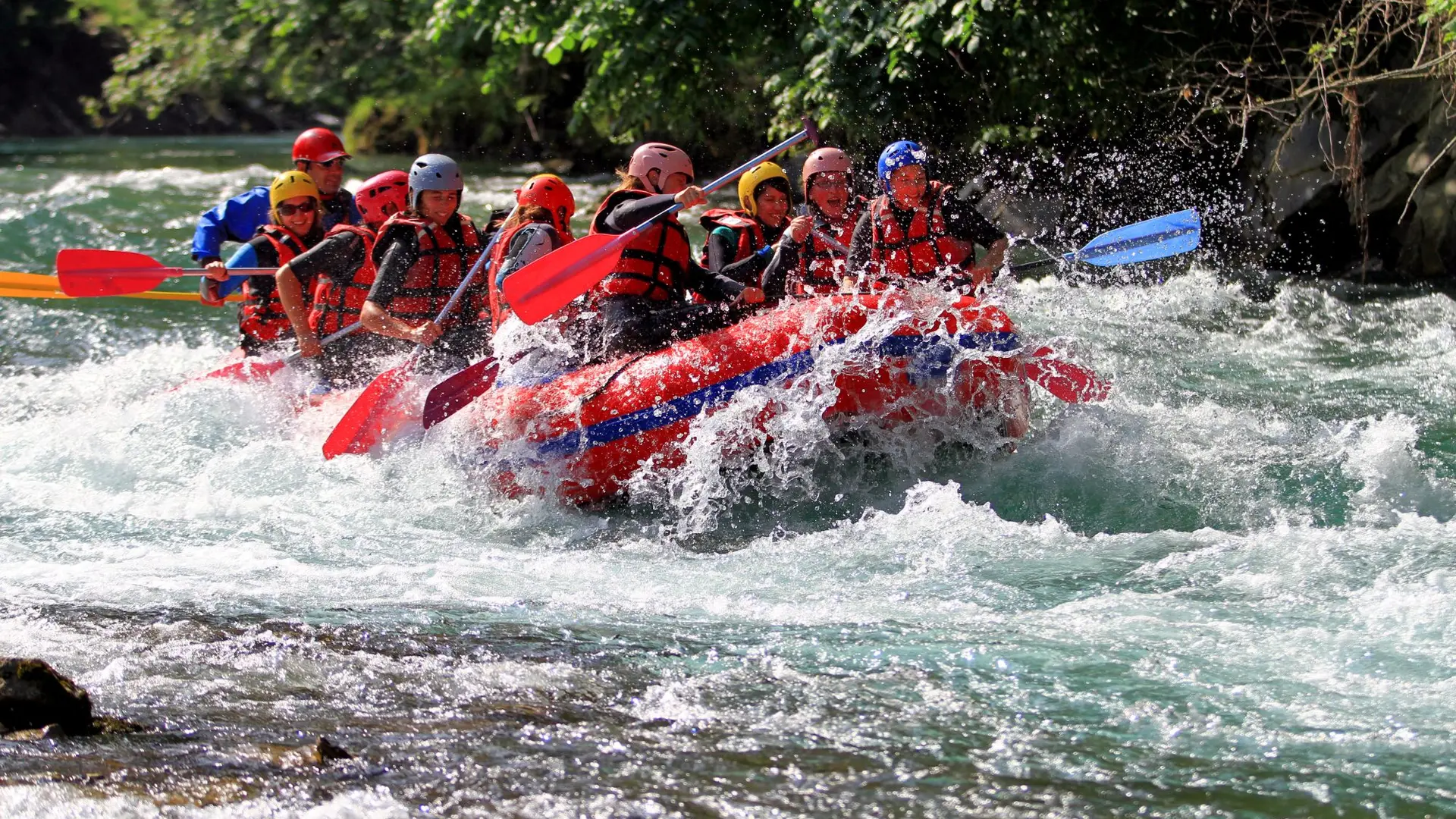 Rafting sur le gave d'Aspe