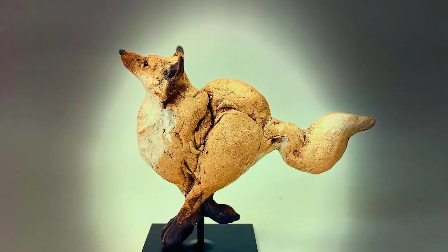 Renard qui court - Gaelle Guingant -Convert