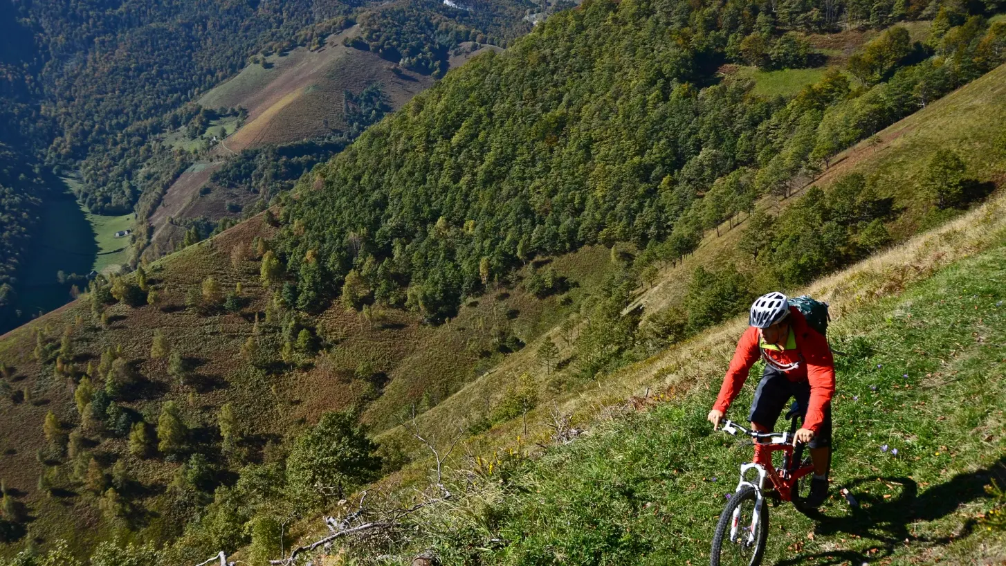 Chemin de Pirait à VTT