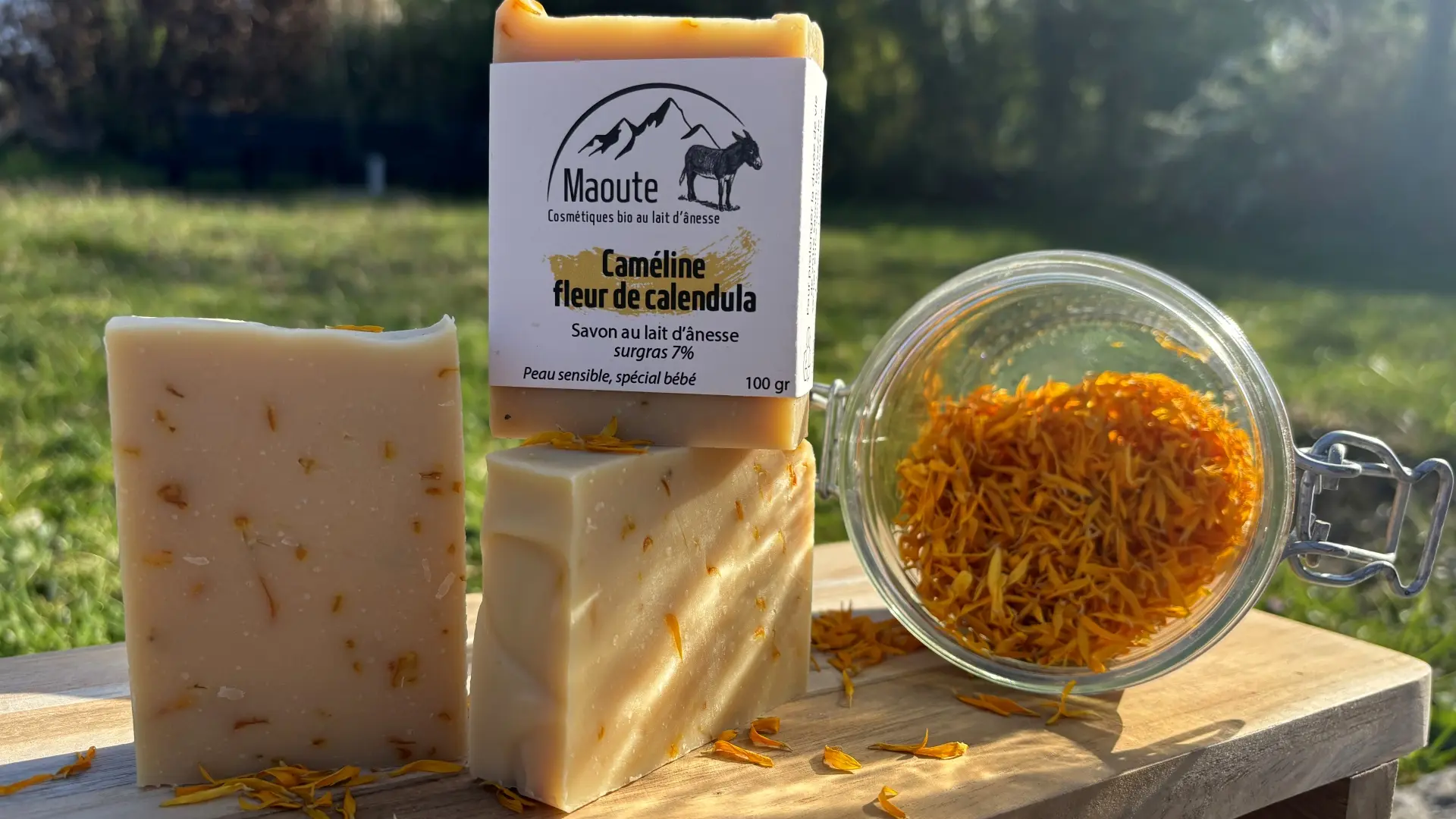 Savonnerie MAOUTE - Savons Calendula - OSSE-EN-ASPE