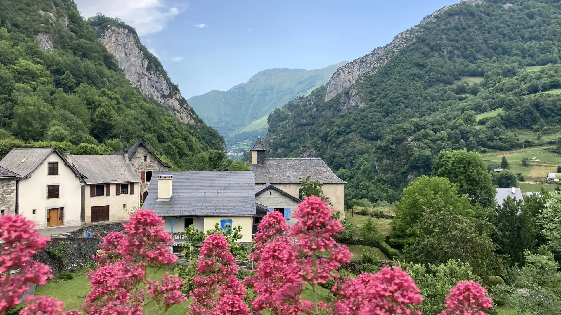 Parcours Tèrra Aventura en vallée d'Aspe, entre Borce et Etsaut