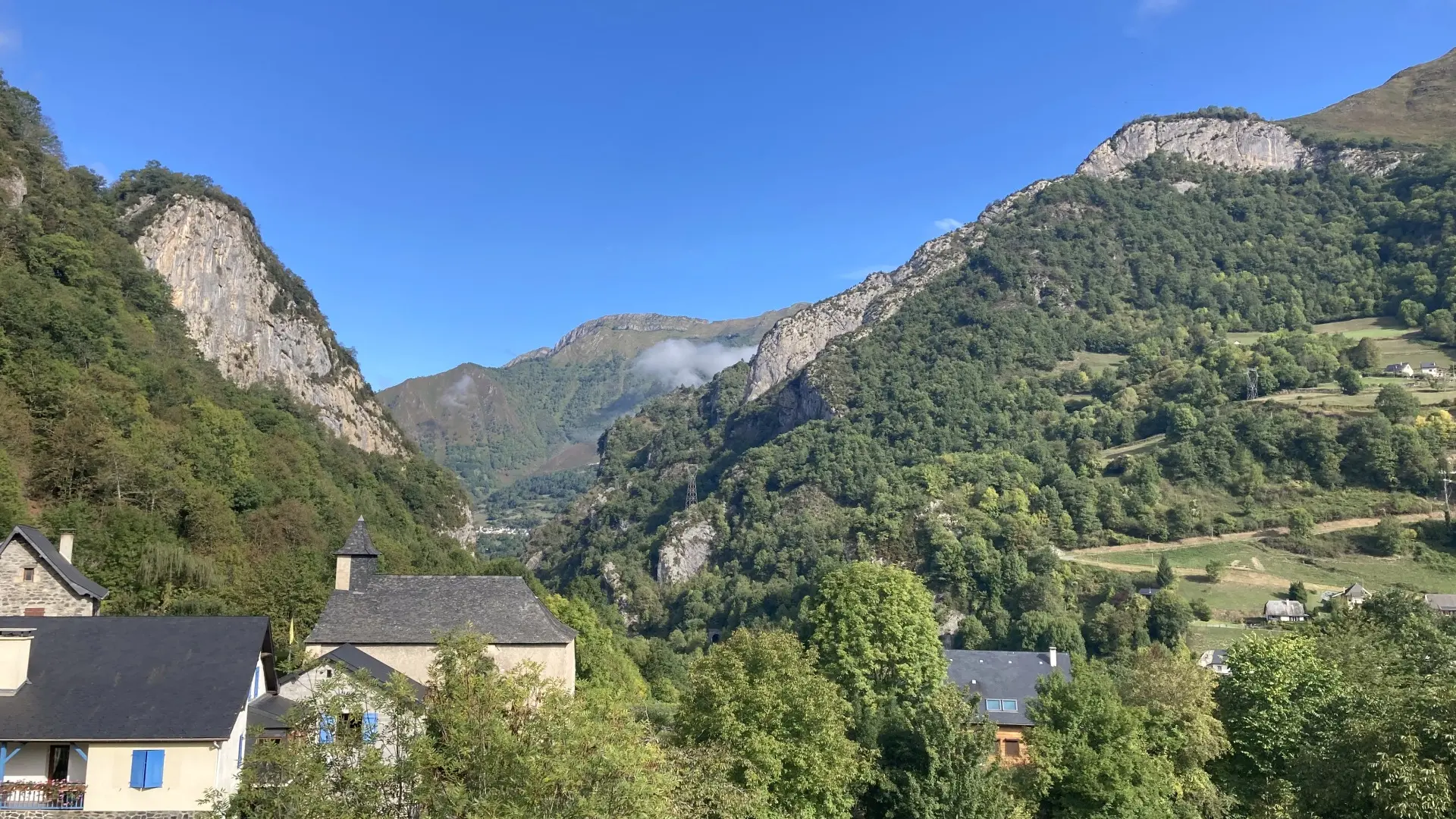 Parcours Tèrra Aventura en vallée d'Aspe, entre Borce et Etsaut