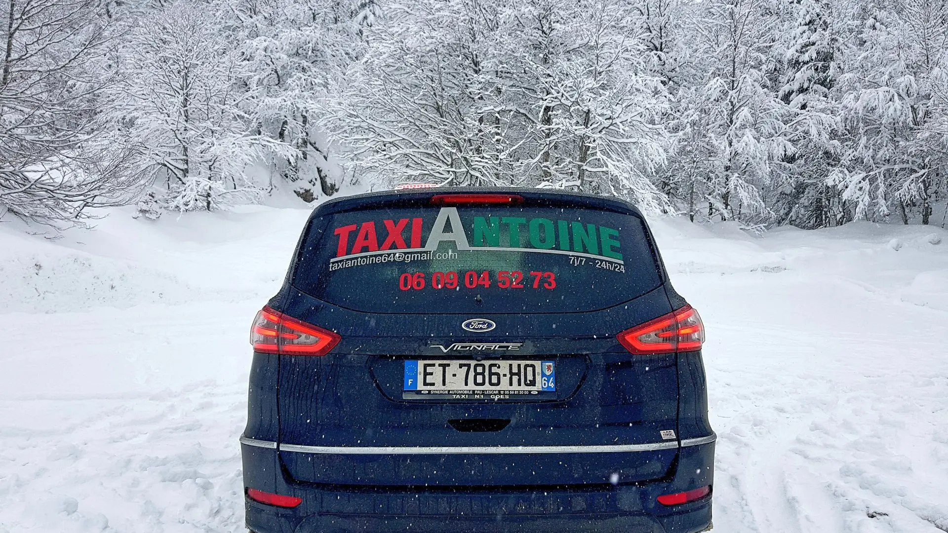 Taxi Antoine - Déplacement vers les stations de ski