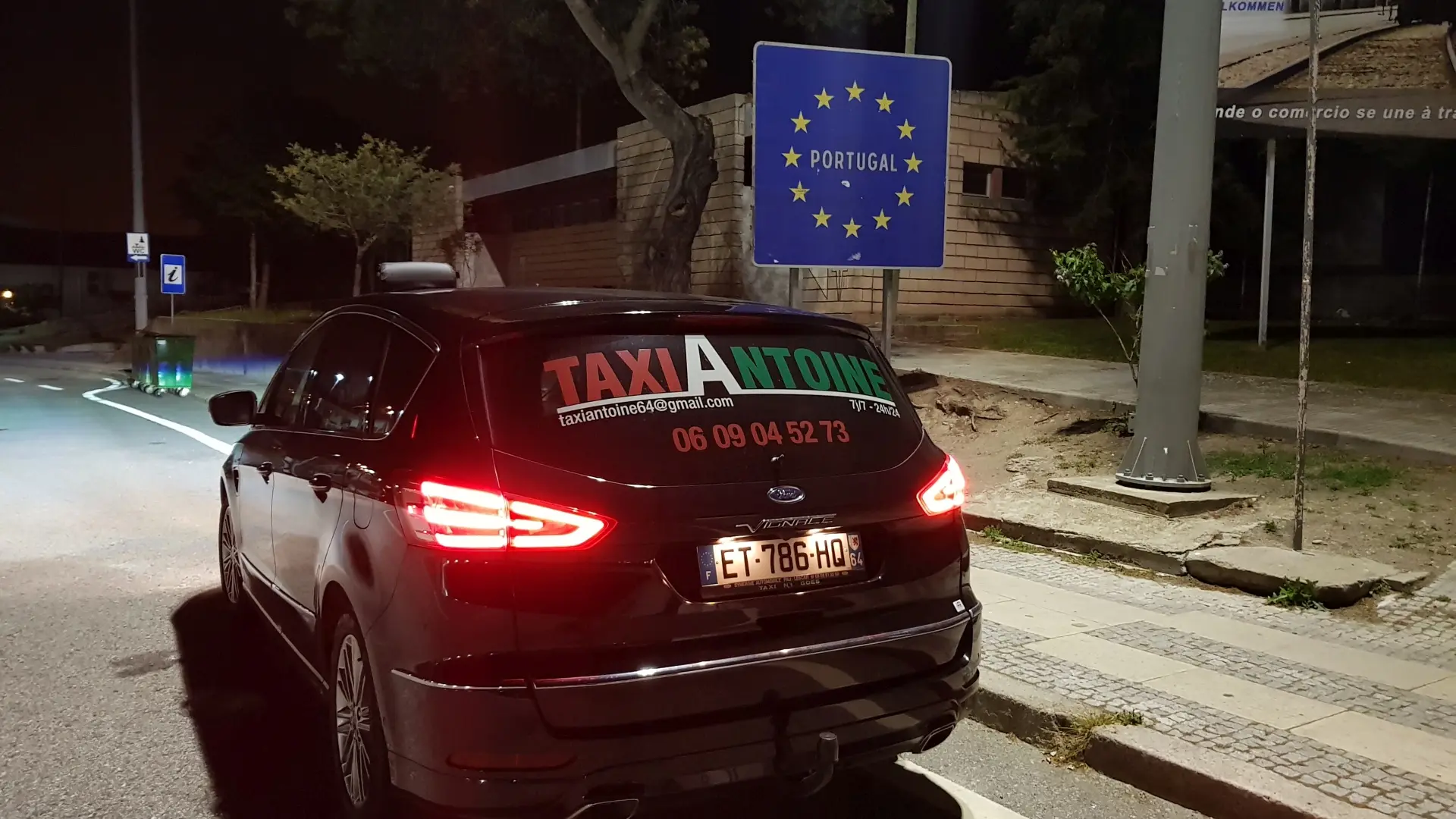 Taxi Antoine - Déplacement à l'étranger