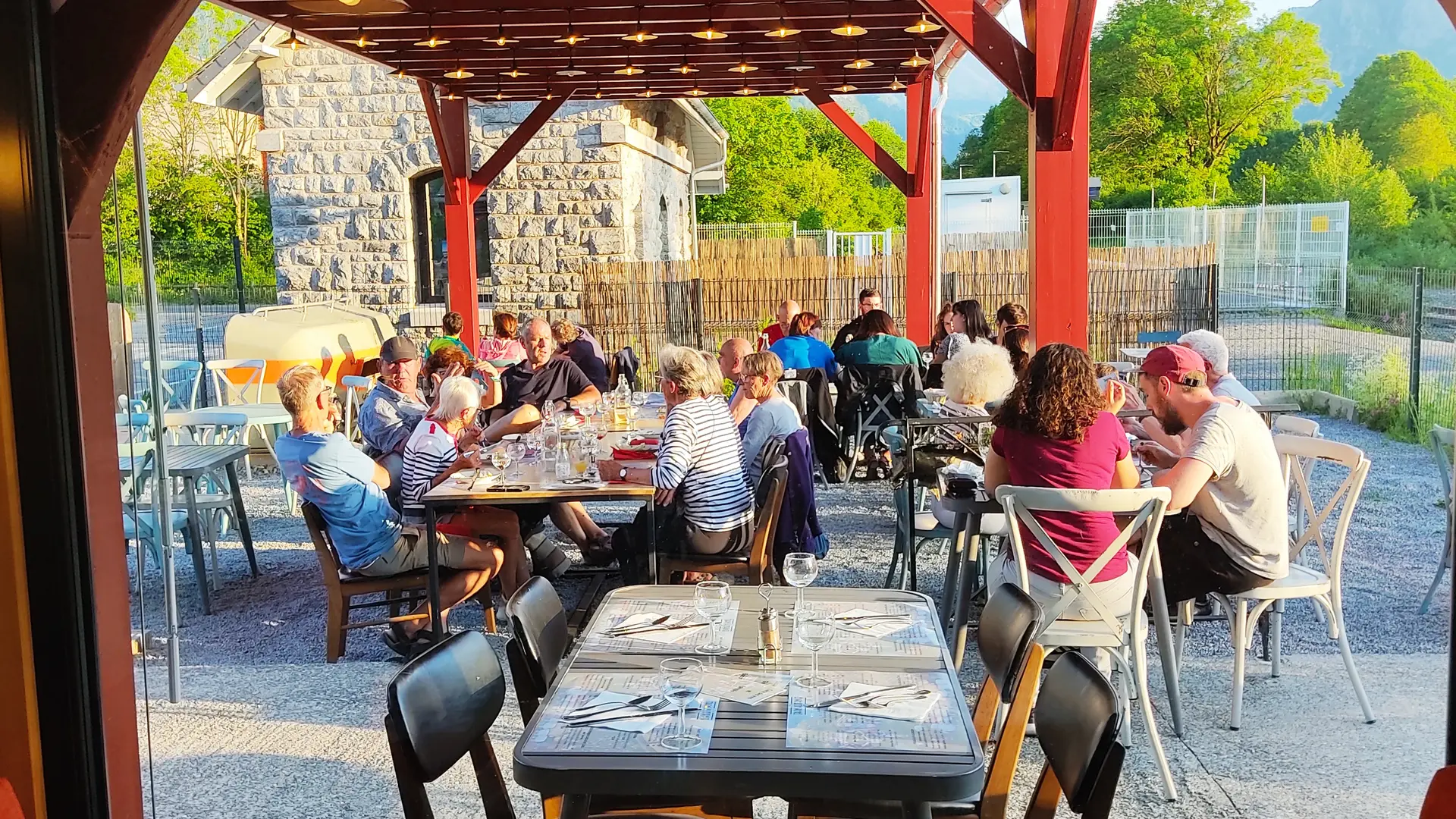 Terrasse Sud depuis la véranda