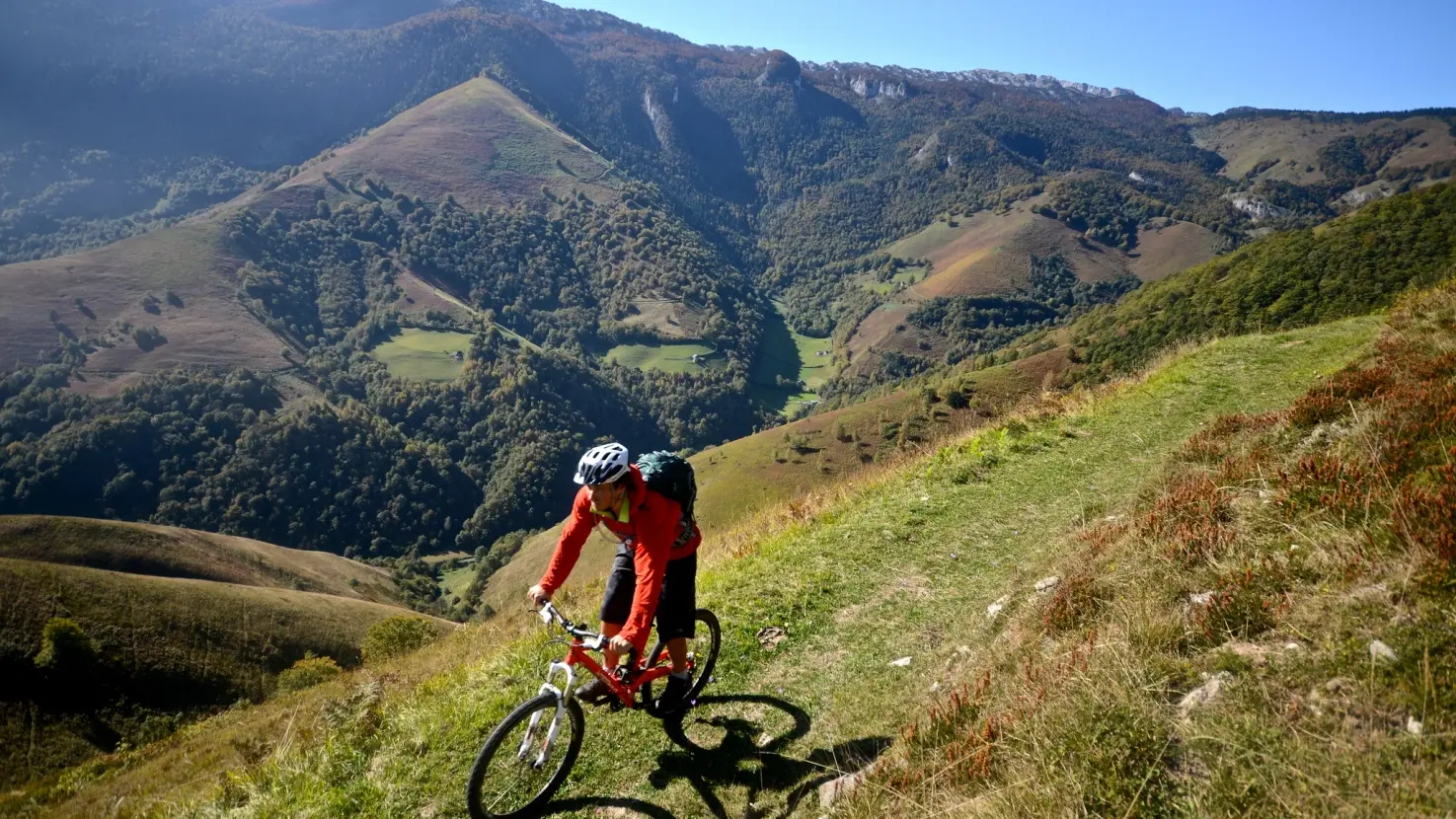 Chemin de Pirait à VTT