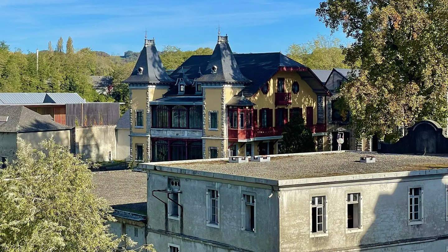 Villa Bedat - depuis pont Sainte Claire