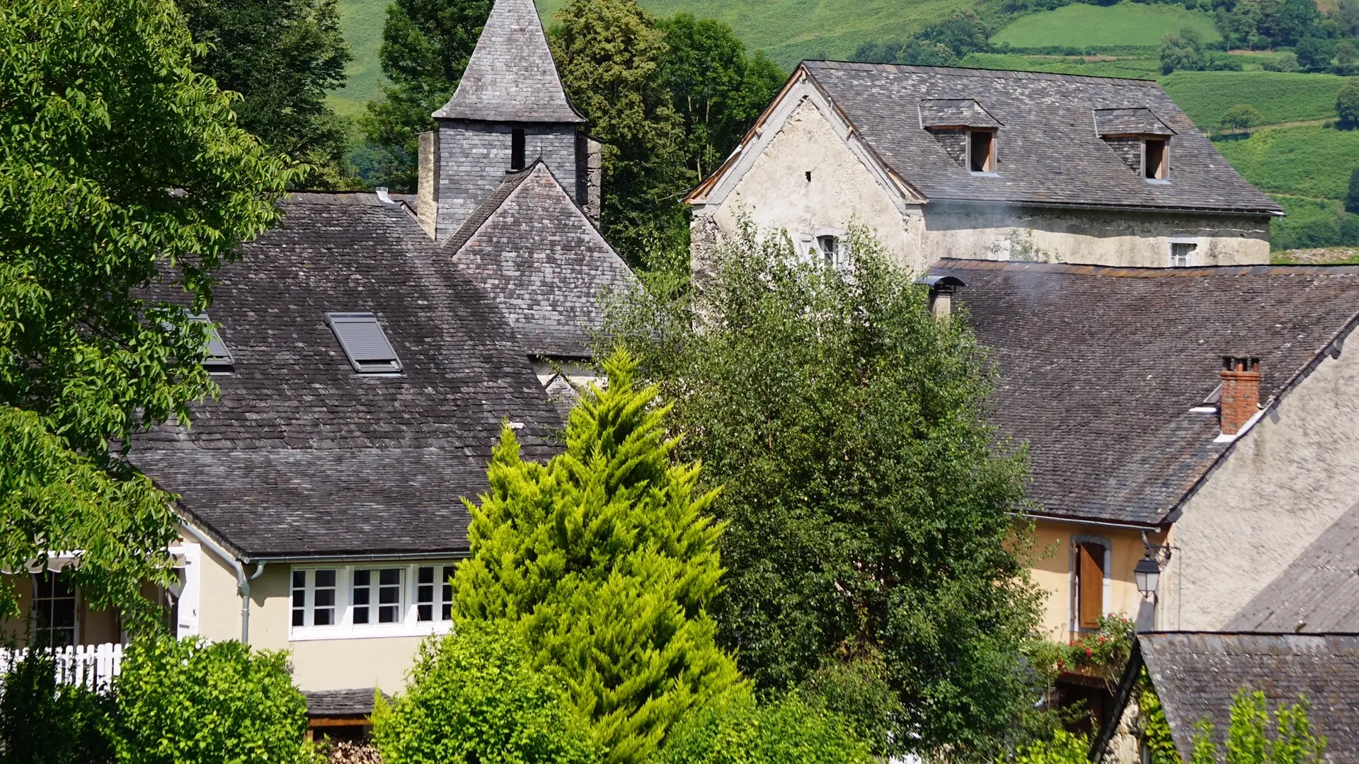 Village d'Orcun en vallée d'Aspe