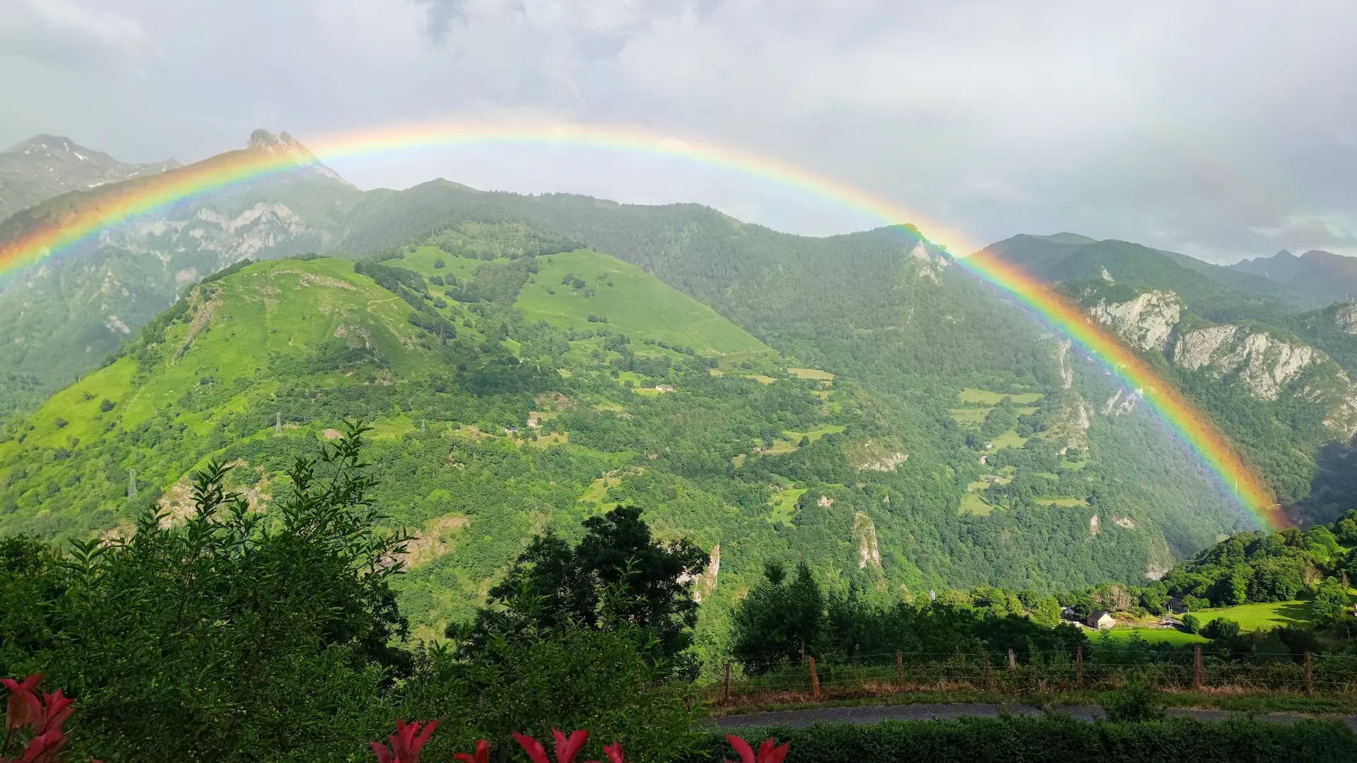 arc en ciel du soir,espoir de beau temps