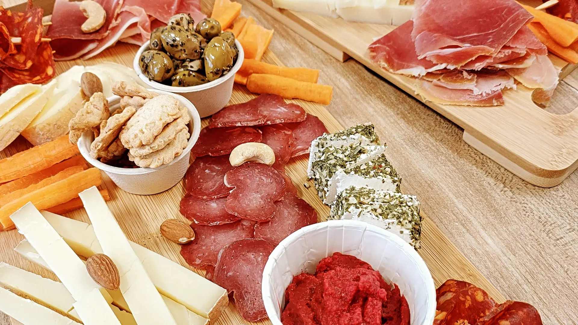 Plateau charcuteries et fromages