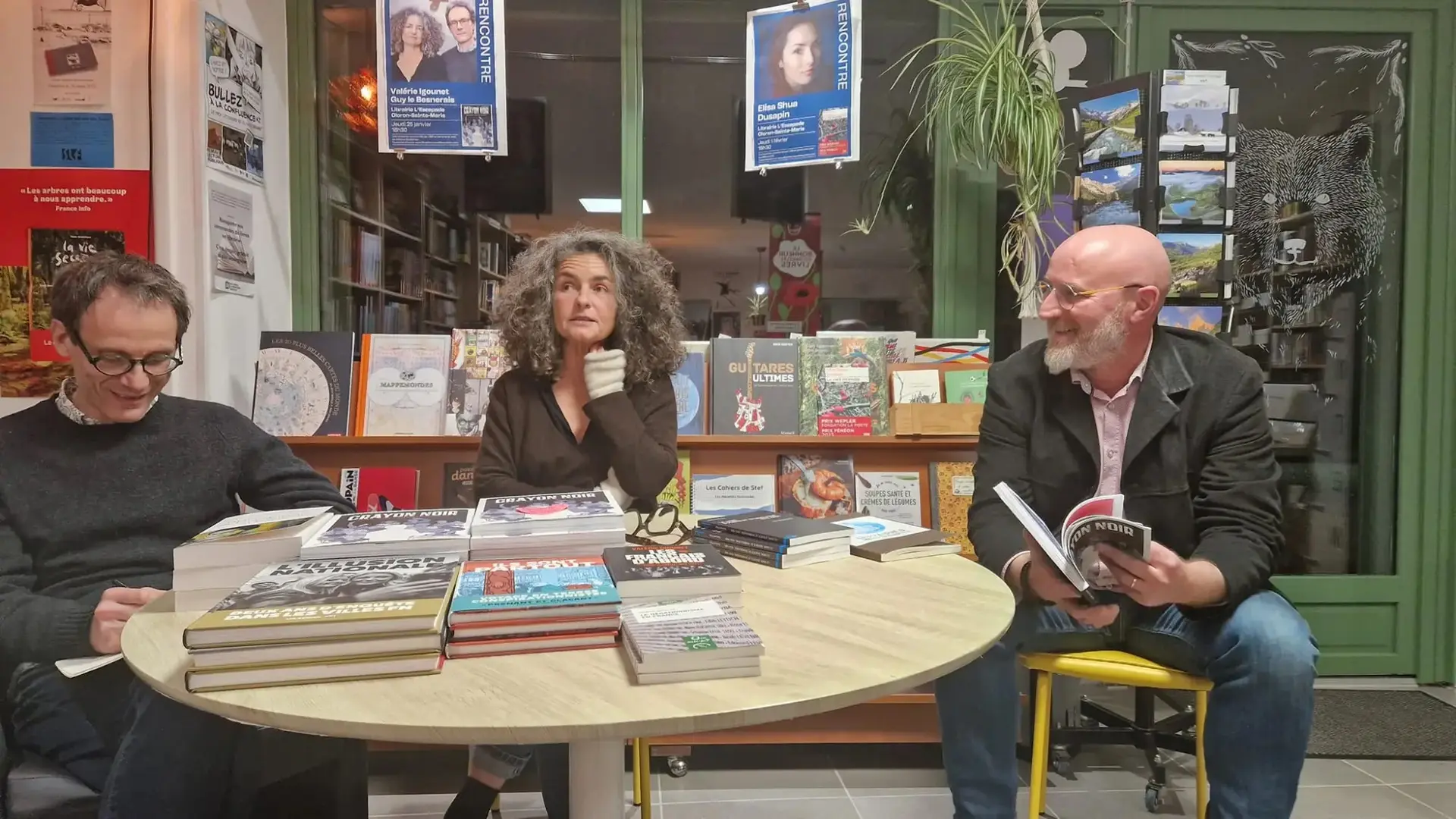 Avec Valérie Igounet et Guy Le Besnerais, janvier 2024