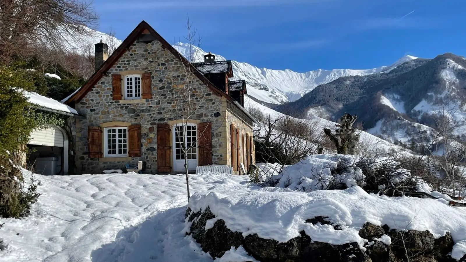 extérieur maison hiver