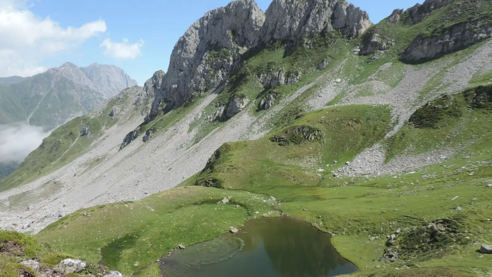 Randonnée estivale au lac du Montagnon