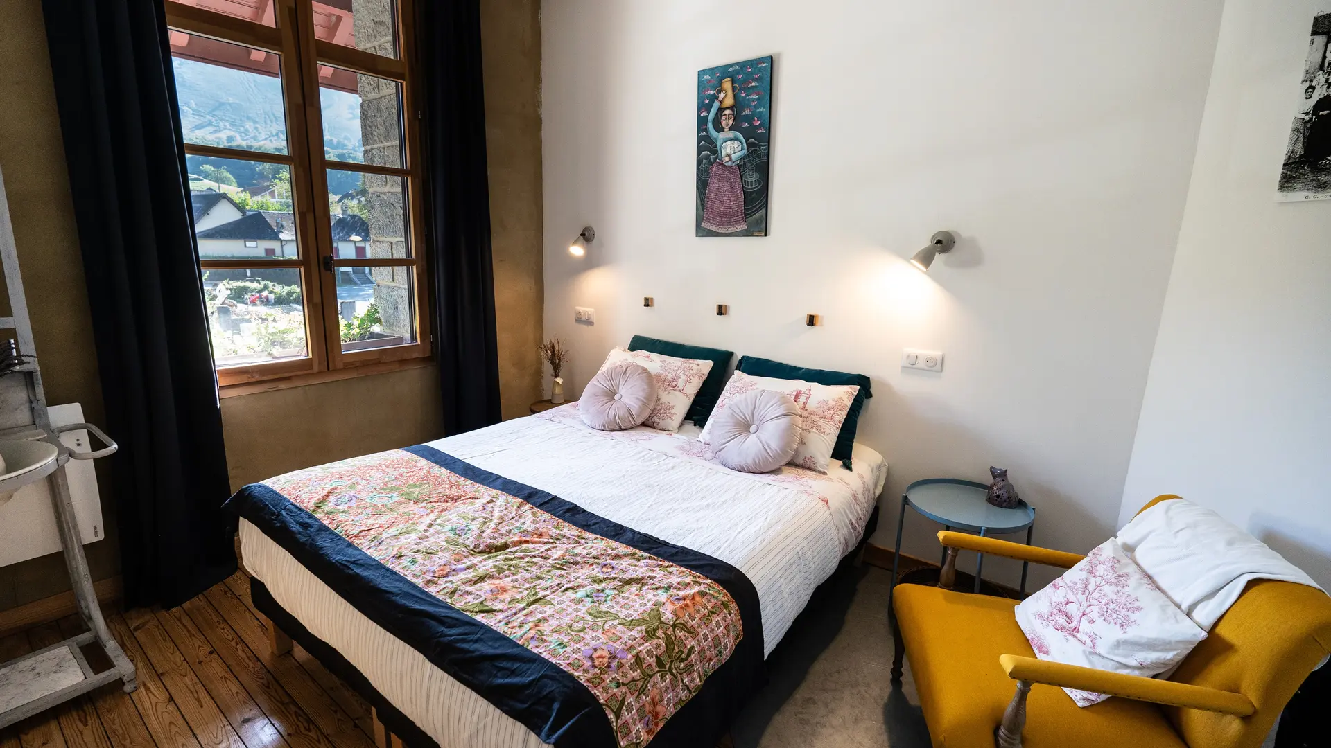 Chambre double Auberge Spa Transhumance & cie