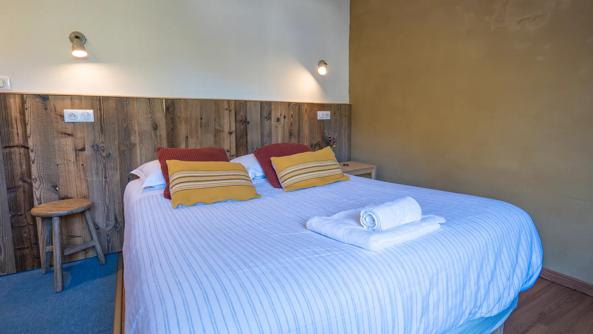 Chambre double Auberge Spa Transhumance & cie