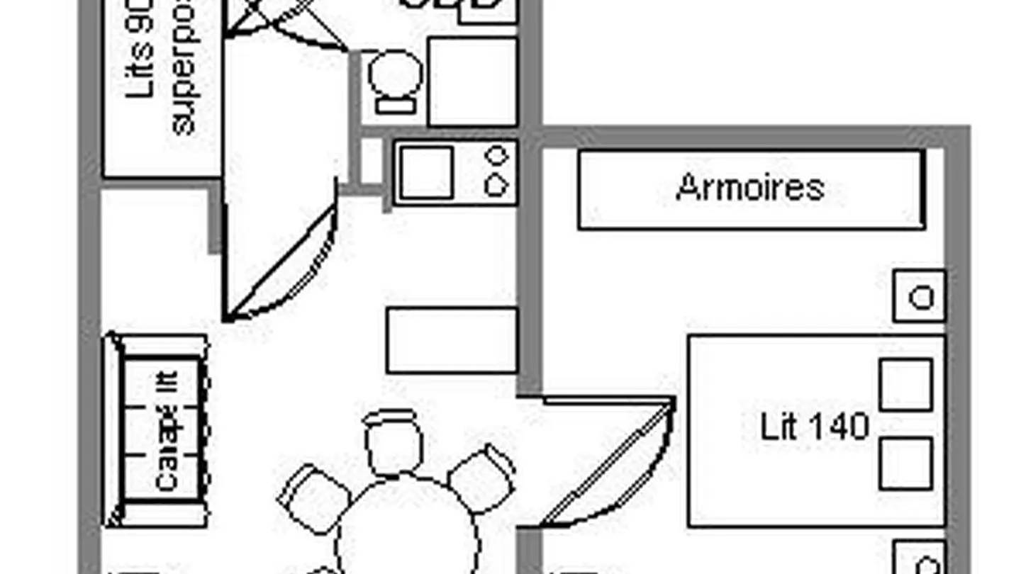 Plan de l'appartement