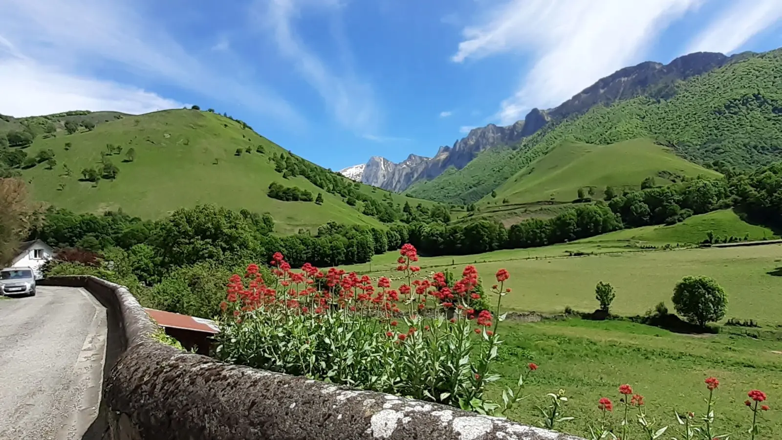 Vue depuis le gîte La Grange