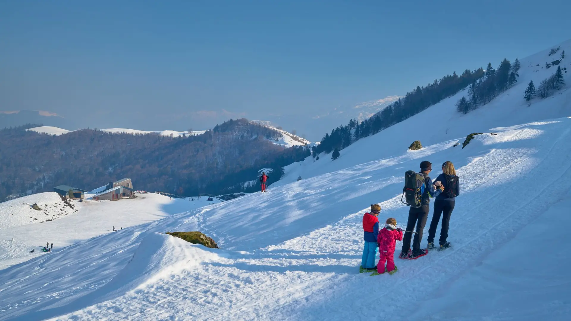 Balade en famille à l'espace nordique d'Issarbe