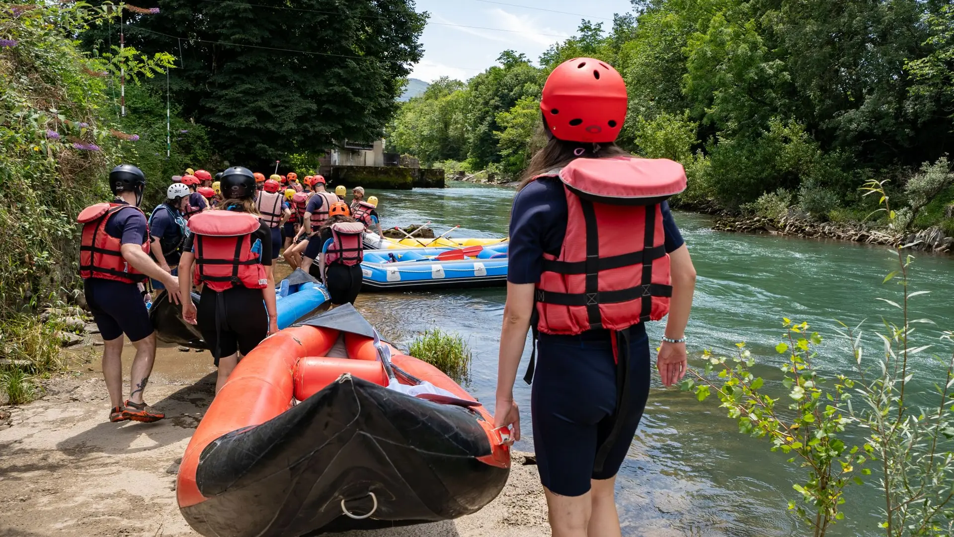 Départ d'activité avec le centre nautique de Soeix