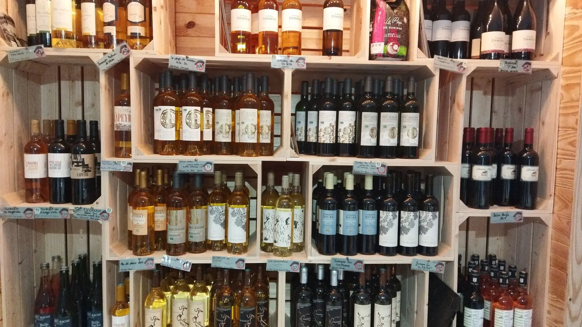 Vins à la boutique Tot de Casa