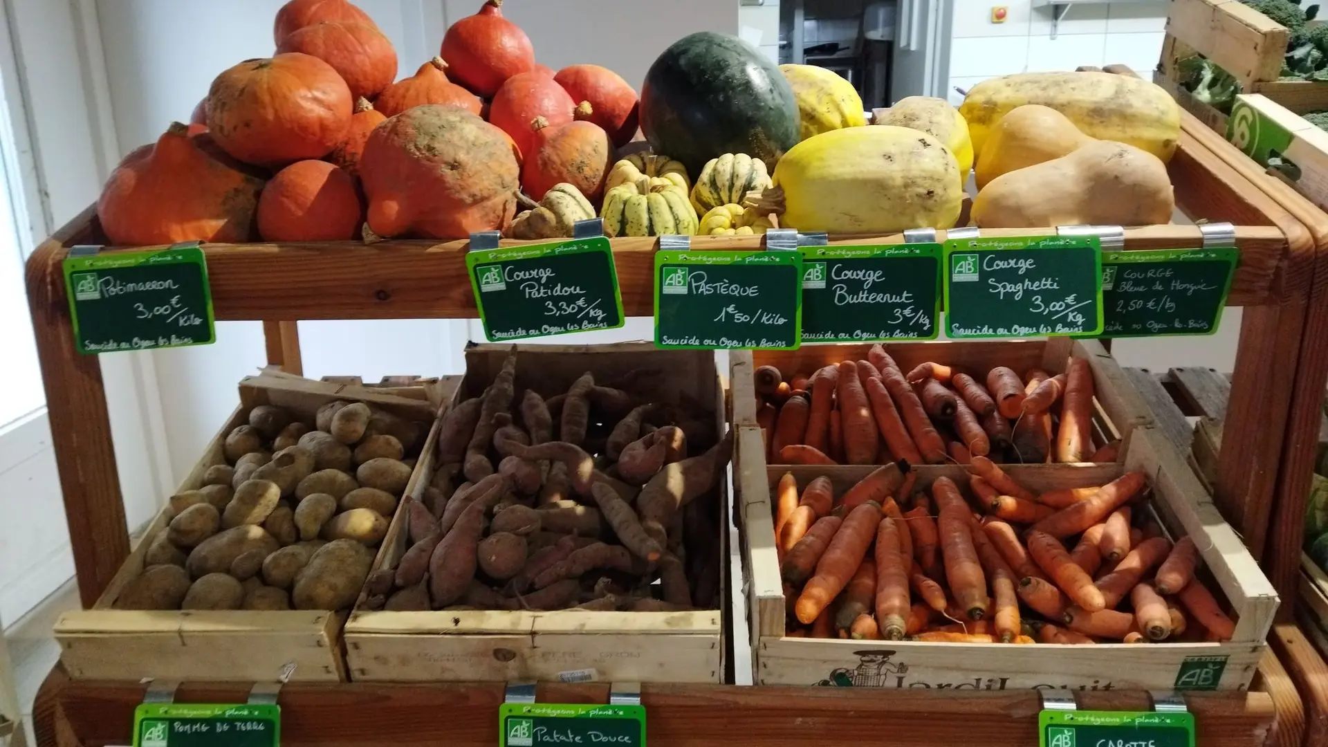 Légumes de saison à la boutique Tot de Casa