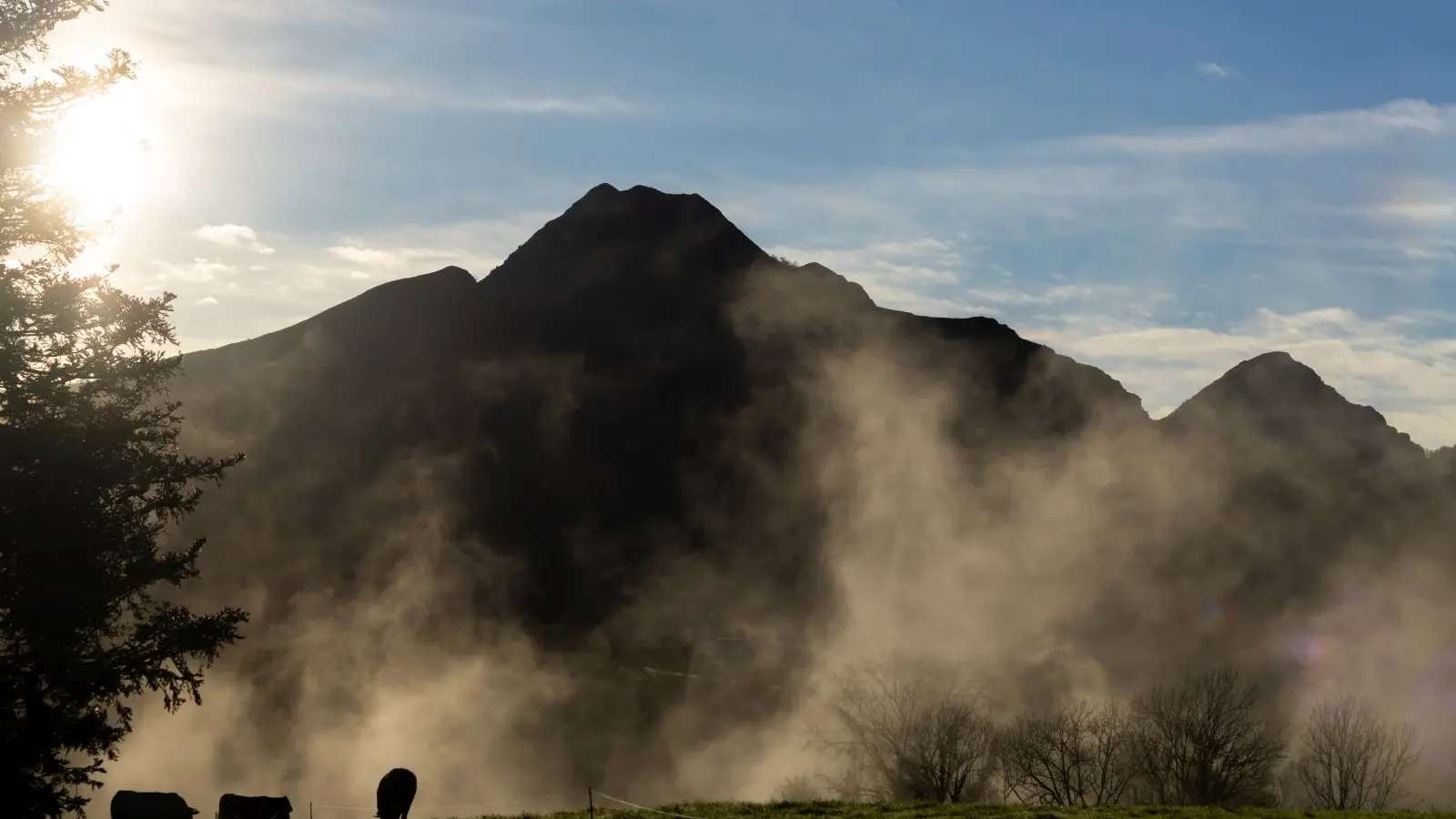 Vue sur les montagnes
