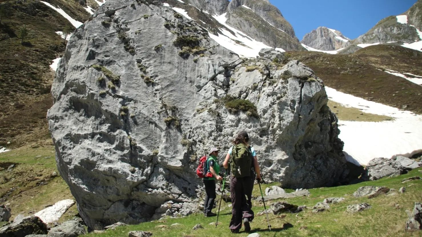 Rocher d'Ansabère en vallée d'Aspe