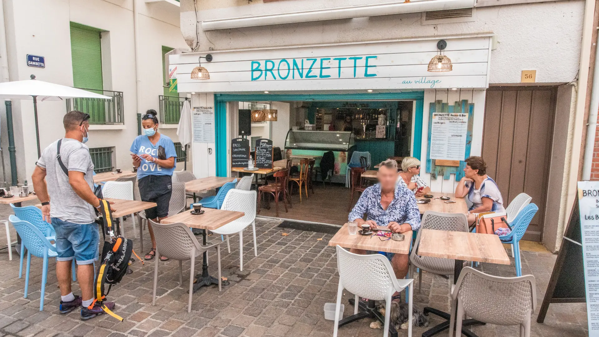 FRANCE - ARGELES SUR MER - RESTAURANT  - LA BRONZETTE AU VILLAGE (1) flou